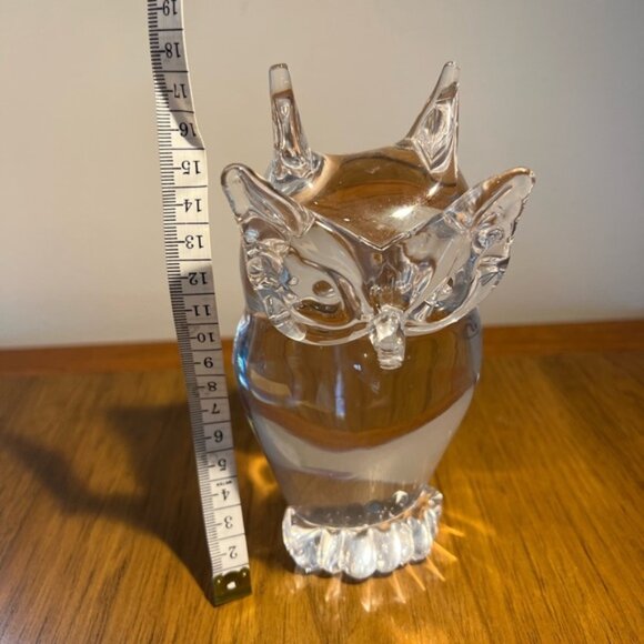 VINTAGE MURANO GLASS V. NASON HAND BLOWN LARGE OWL VENETIAN ITALY - Picture 11 of 12